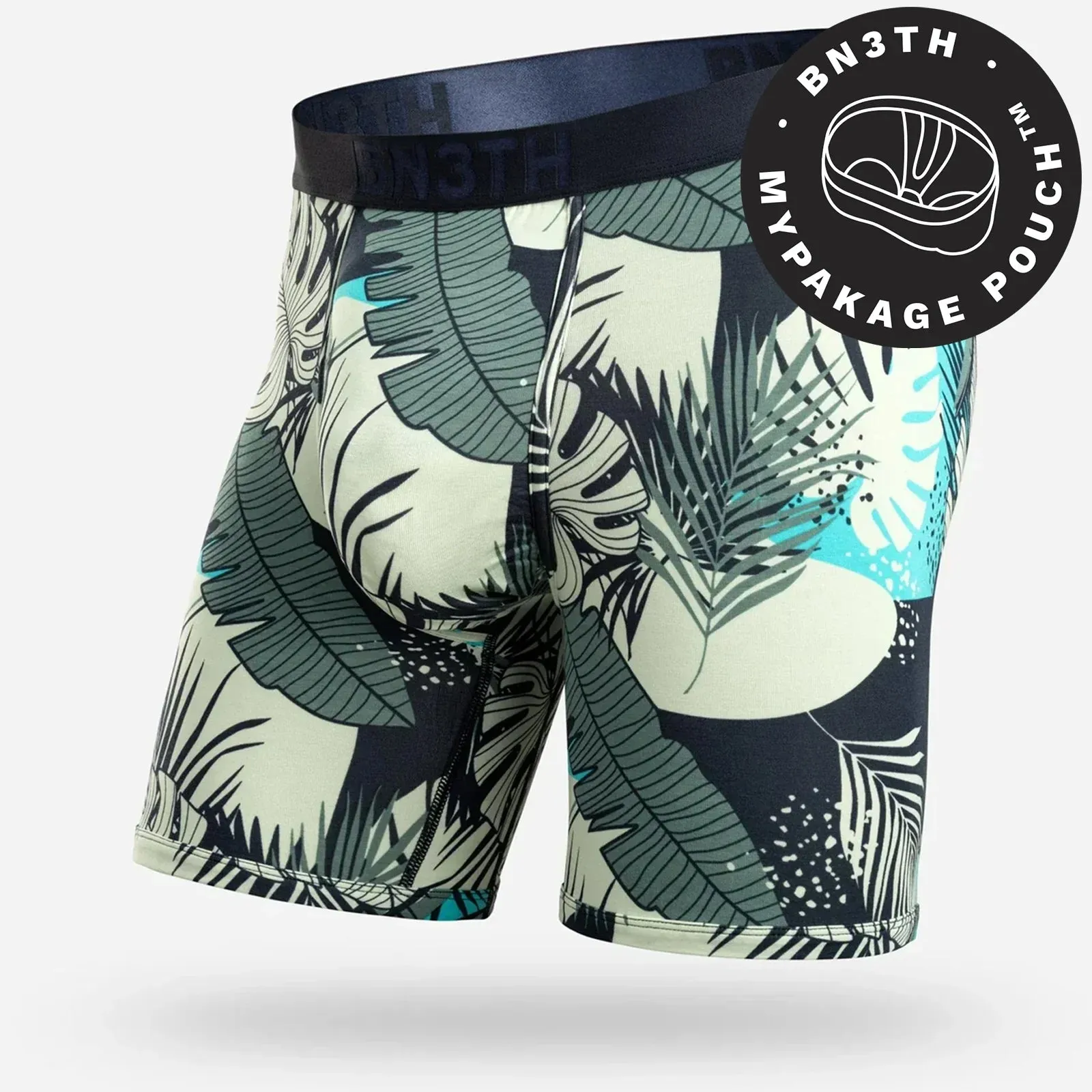 BN3TH BOXER BRIEF IN FRONDS DARK NAVY