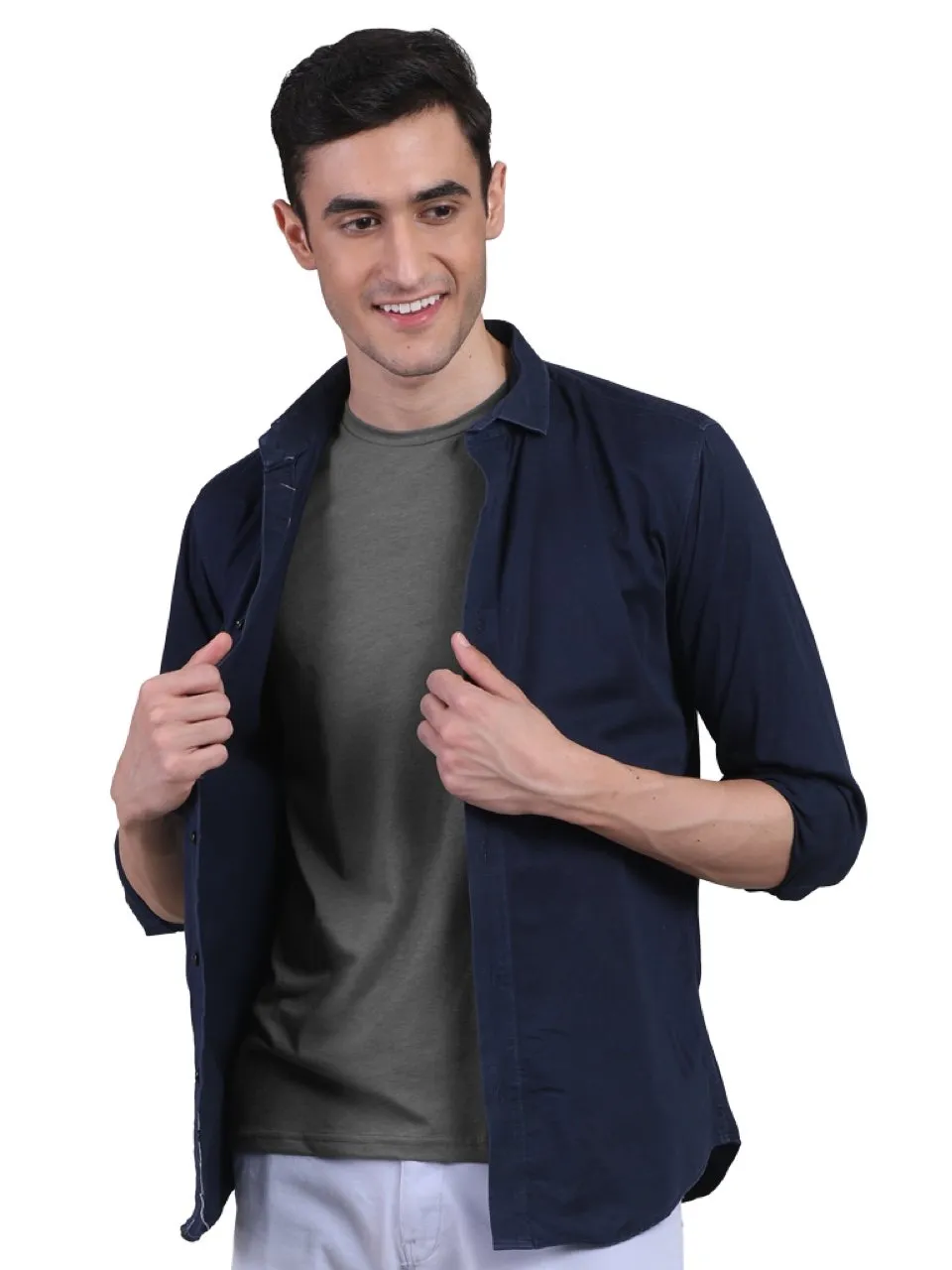 Men's Half Sleeves Bamboo Undershirts (Loungewear & Sleepwear) - Pack of 2